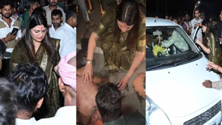 MLA भावना बोहरा ने दिखाई मानवता: सड़क दुर्घटना पीड़ित को निजी वाहन से पहुंचाया अस्पताल