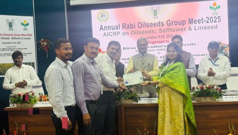 CG : अलसी परियोजना को मिला सर्वश्रेष्ठ पुरस्कार