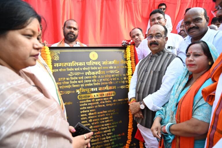 CG : उप मुख्यमंत्री अरुण साव ने 19.53 करोड़ के कार्यों का किया लोकार्पण-भूमिपूजन