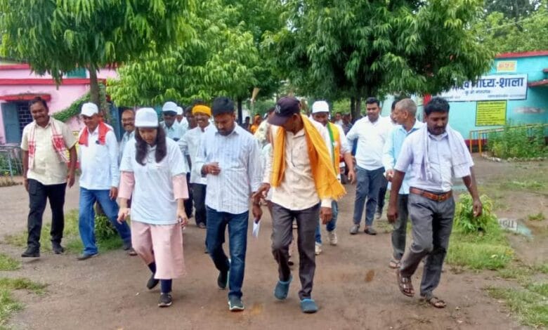 राजनांदगांव : स्वच्छता ही सेवा अभियान अंतर्गत ग्राम कुतुलबोड़ भाठागांव में स्वच्छता कार्यक्रम का आयोजन