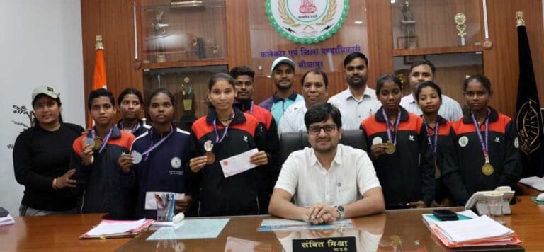 रायपुर में बीजापुर का परचम लहराया, राज्य स्तरीय एथलेटिक्स में ऐतिहासिक प्रदर्शन