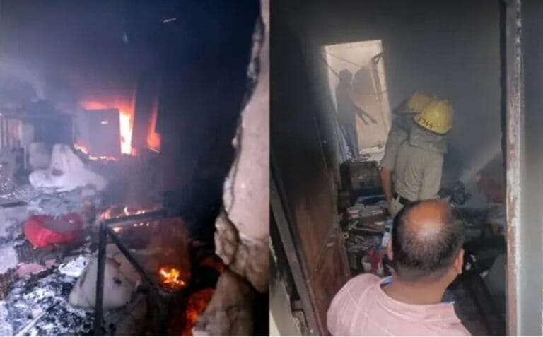 CG : नेहरू नगर स्थित मकान में आग, दमकल कर्मियों ने बचाई बड़ी दुर्घटना…