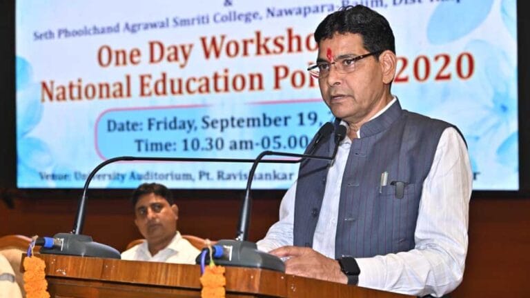 रायपुर में बोले टंक राम वर्मा – शिक्षा नीति 2020 है समृद्ध भारत की आधारशिला
