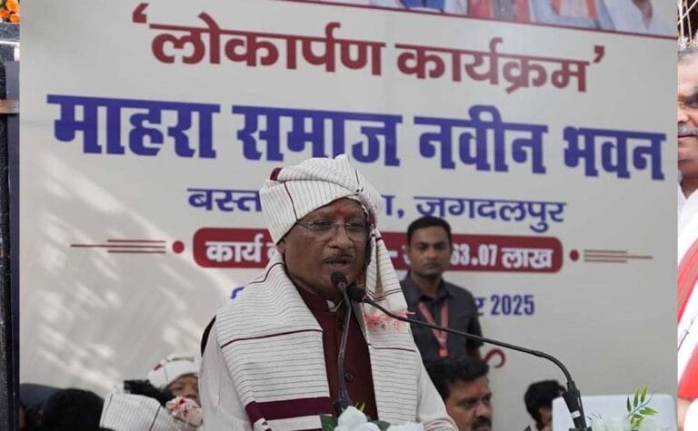 मुख्यमंत्री साय धुरवा समाज के लिए 5 स्थानों पर डोम निर्माण हेतु 75 लाख रुपए की घोषणा