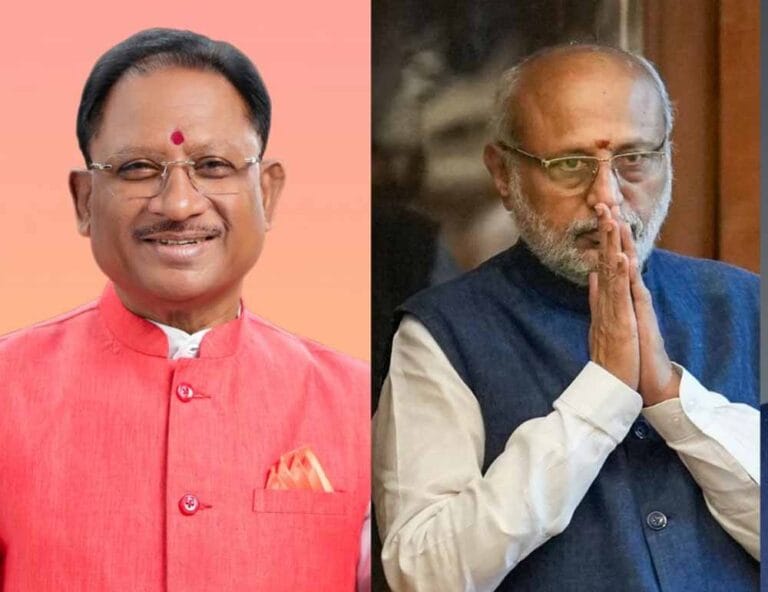 भारत के नए उपराष्ट्रपति सी.पी. राधाकृष्णन को CM विष्णु देव साय ने दी शुभकामनाएं