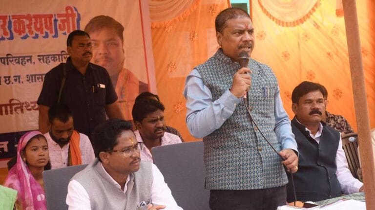नारायणपुर विधानसभा को मिला विकास का तोहफा, वन मंत्री कश्यप ने किए 91 लाख के कार्यों का शुभारंभ
