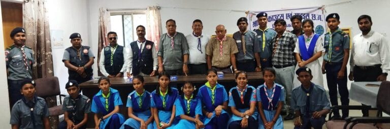 Rajnandgaon : राष्ट्रपिता महात्मा गांधी जयंती पर स्काउट्स-गाइड्स रोवर रेंजर्स द्वारा चलाया गया स्वच्छता अभियान