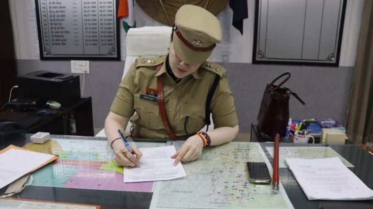 राजनांदगांव : पुलिस अधीक्षक अंकिता शर्मा ने संभाला कार्यभार