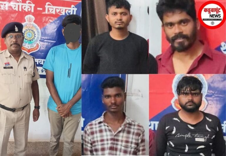 Rajnandgaon : शांति भंग करने वाले पांच बदमाश गिरफ्तार