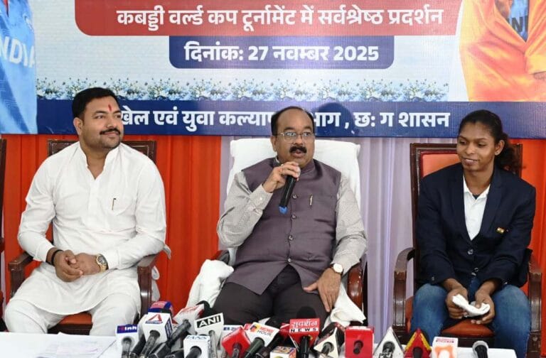 CG : छत्तीसगढ़ का गौरव है संजू, अपने खेल से राज्य को दिलाई अंतरराष्ट्रीय प्रतिष्ठा – अरुण साव