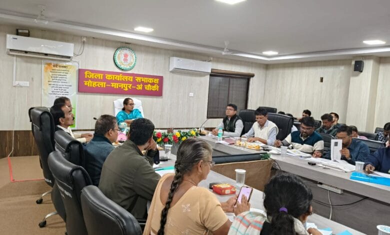 मोहला : स्वास्थ्य कार्यक्रमों की करें नियमित मॉनिटरिंग, लक्ष्य में लाए प्रगति-कलेक्टर तुलिका प्रजापति