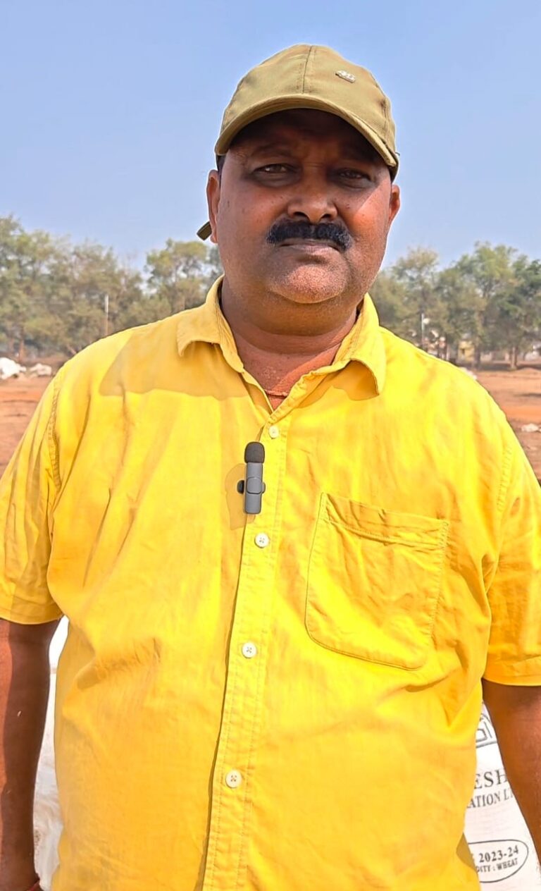 CG : जालबांधा सहकारी समिति में नन्दलाल वर्मा ने 120 क्विंटल धान बेचा
