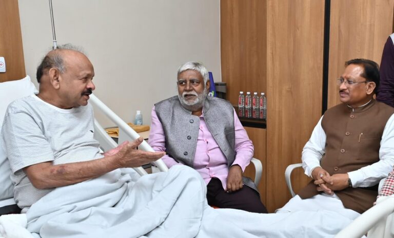 CG : मुख्यमंत्री विष्णुदेव साय ने विधायक भैयालाल राजवाड़े के स्वास्थ्य लाभ की कामना की