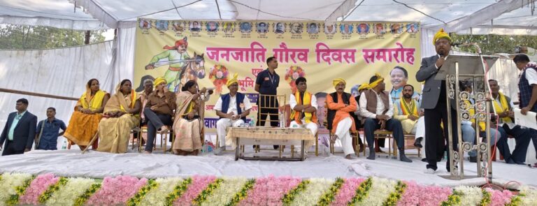 CG : मंत्री राम विचार नेताम ने शहीद वीर नारायण सिंह की प्रतिमा स्थापना हेतु किया भूमिपूजन
