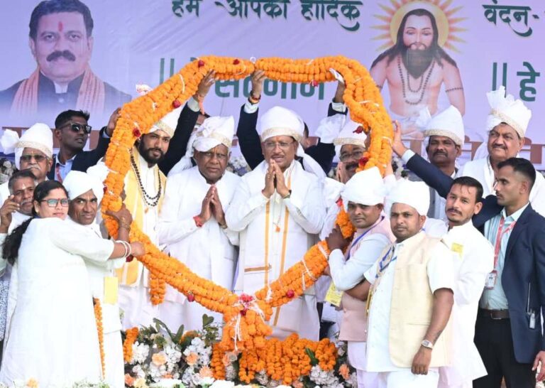 CG : गुरु घासीदास बाबा ने समाज को समानता, सद्भाव और मानवता का दिया संदेश: मुख्यमंत्री विष्णु देव साय