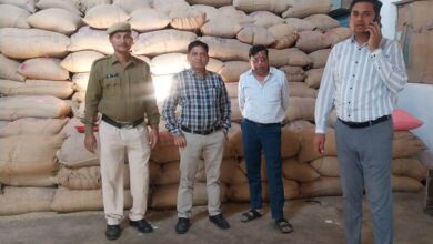 राजनांदगांव : आज कुल 4 प्रकरणों में 75 लाख 37 हजार 960 रूपए मूल्य के 2431.60 क्विंटल (6079 बोरा) अवैध धान जप्त