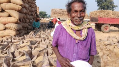 मोहला : बुजुर्ग किसान रघुनाथ सिंह ने कहा धान विक्रय से अब बेटे की शादी होगी आसान