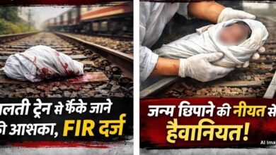 Rajnandgaon: जन्म छिपाने की नीयत से हैवानियत ! रेलवे ट्रैक पर कटा मिला नवजात बालक का शव..... चलती ट्रेन से फेंके जाने की आशंका, अज्ञात आरोपी पर FIR