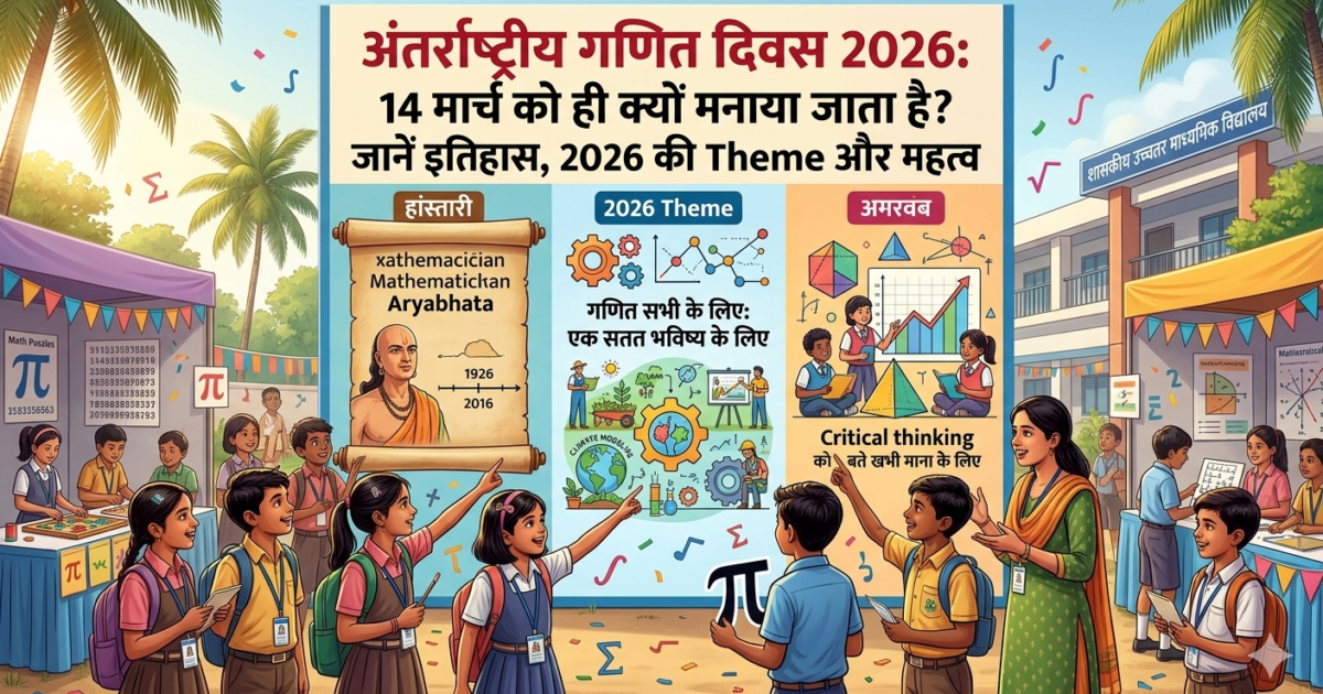 International Mathematics Day 2026: 14 मार्च को ही क्यों मनाया जाता है जानें इतिहास, 2026 की Theme और महत्व