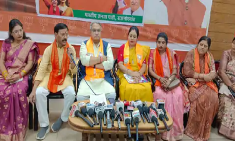 राजनांदगांव : विपक्ष के राजनीतिक स्वार्थ के कारण नारी शक्ति वंदन अधिनियम अधूरा…