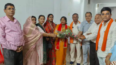 राजनांदगांव : पूर्णिमा का सामाजिक बंधुओं ने किया अभिनंदन…