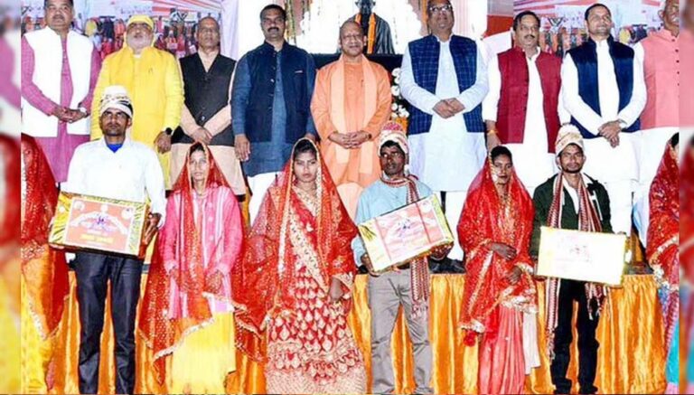 कन्या विवाह सहायता योजना के तहत 187 जोड़ों का सामूहिक विवाह, योगी सरकार ने श्रमिक परिवारों को दिया संबल