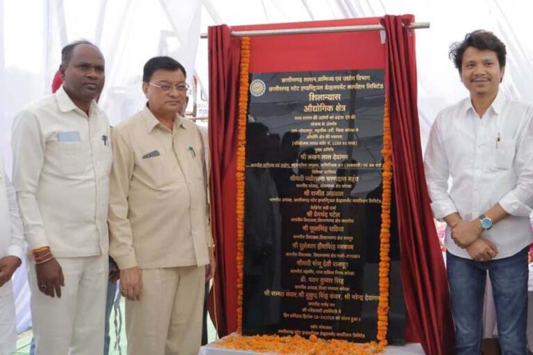 गोपालपुर में नए औद्योगिक क्षेत्र का भूमिपूजन, मंत्री लखन लाल रहे मुख्य अतिथि