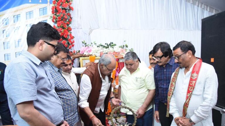 ‘अग्रोहा पैलेस’ का भूमिपूजन, पर्यटन मंत्री राजेश अग्रवाल ने किया उद्घाटन