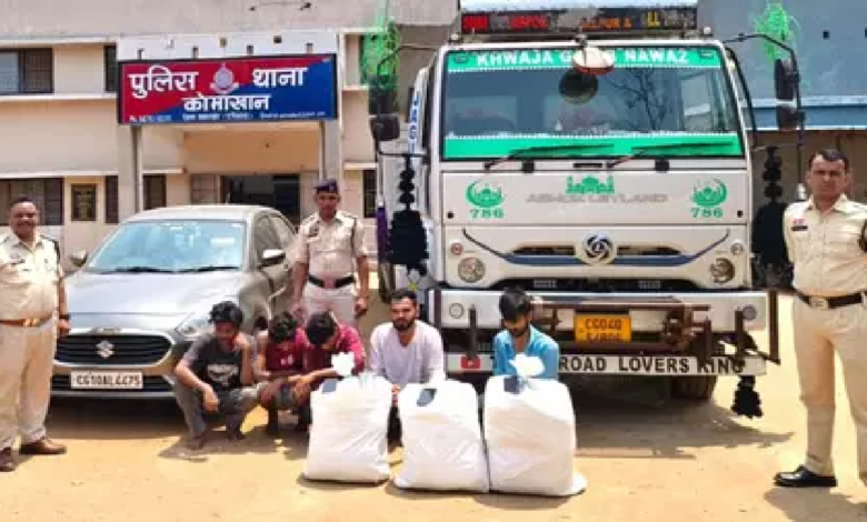 CG : छत्तीसगढ़ पुलिस का नारको नेटवर्क पर बड़ा प्रहार: 47 किलो गांजा जब्त, 59 लाख से ज्यादा की संपत्ति सीज …