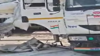 CG : ट्रेलर और ट्रक की भिड़ंत, ड्राइवर की मौत …