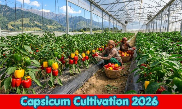 Capsicum Cultivation: कम लागत में शिमला मिर्च की इस नए तरीके से खेती कर बने मालामाल, जानें पूरी A TO Z डिटेल्स ?