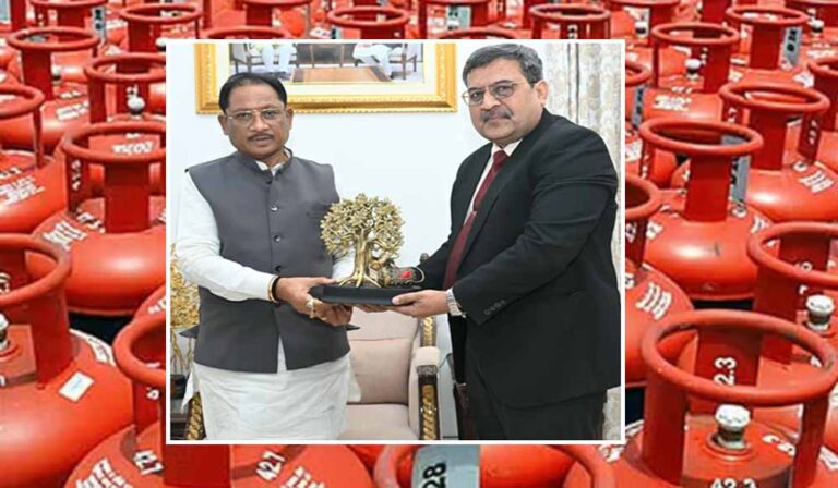 राज्य में फ्यूल सप्लाई सुदृढ़ करने पर मंथन, CM साय से IOCL के CGM की मुलाकात