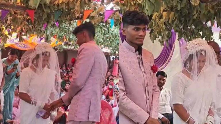 रिवाजों से हटकर शादी: Surguja में दुल्हन लेकर आई बारात, विदाई में दूल्हे के छलके आंसू
