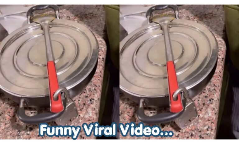 Funny Viral Video: खाना पकाकर कढ़ाई को कुछ इस तरीके से किया लॉक की लॉकिंग वीडियो देख हिल जायेगा दिमाग का एक-एक सिस्टम…