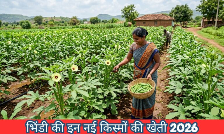 Okra Cultivation: आज से शुरू करे भिंडी की इन 2 वैरायटी की खेती, मात्र 45 दिन में होगी बम्पर कमाई, जाने नई किस्मे और तरीका