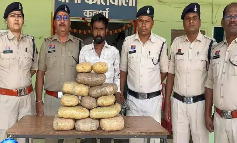 CG : नशे के खिलाफ बड़ी कार्रवाई, 9 किलो गांजा के साथ दो तस्कर गिरफ्तार …