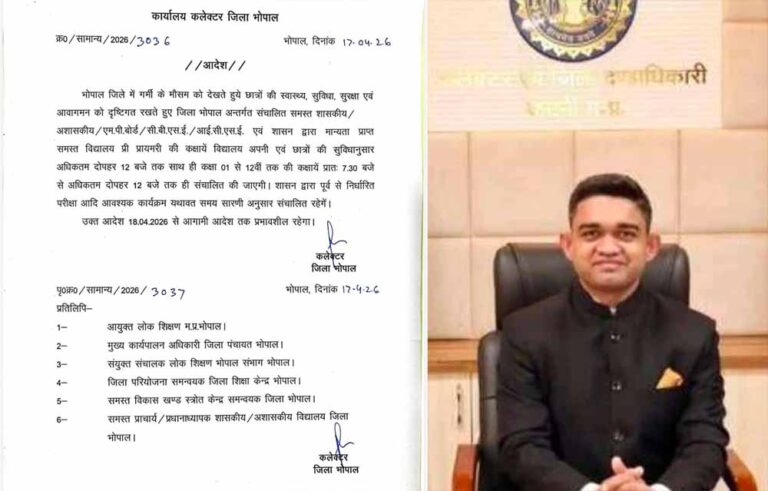 भीषण गर्मी के चलते कलेक्टर का आदेश, अब दोपहर 12 बजे तक ही लगेंगी स्कूल