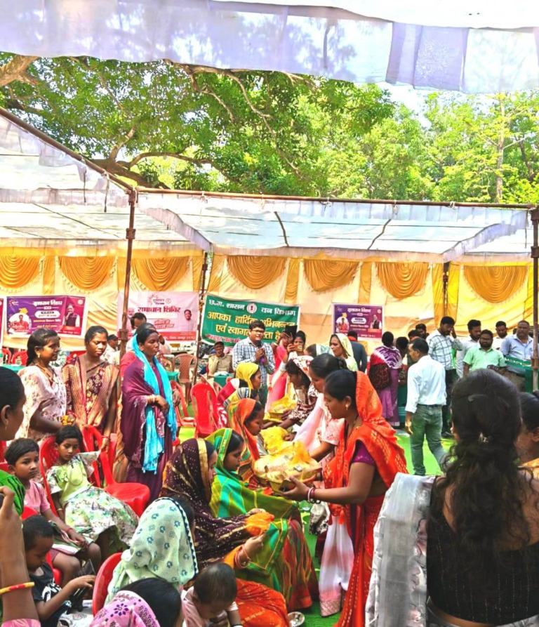 CG : सुशासन तिहार 2026: चोंगरीबहार शिविर में 4 बच्चों का अन्नप्राशन और 8 गर्भवती महिलाओं की गोद भराई संपन्न