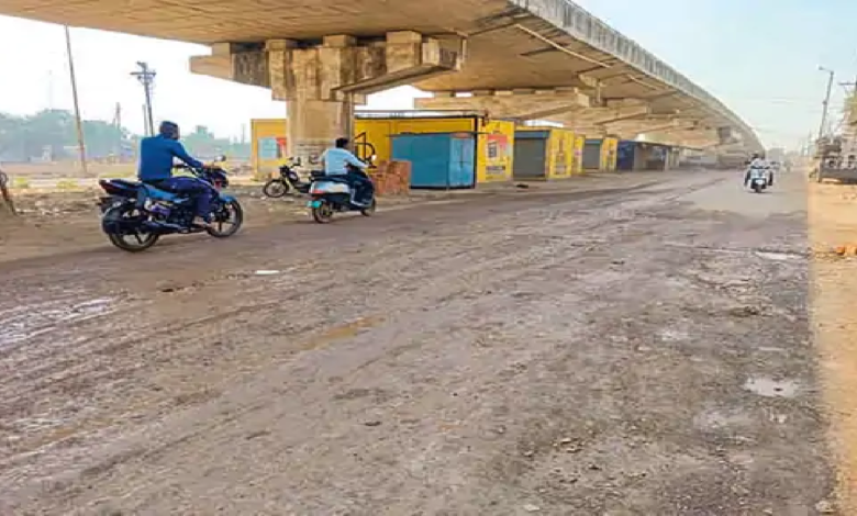 राजनांदगांव : मोहारा बाइपास के पास धूल उड़ने की समस्या का समाधान नहीं हुआ…