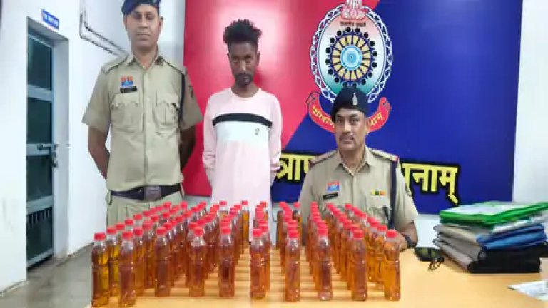 राजनांदगांव : आदतन शराब कोचिया गिरफ्तार, 86 पाव जब्त…