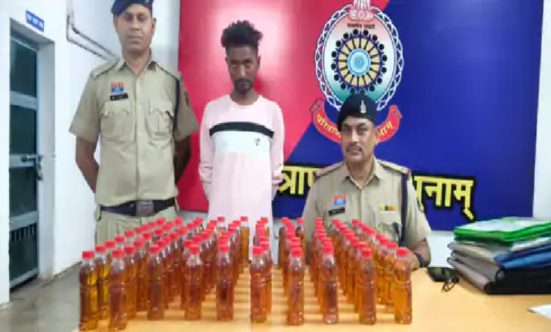 राजनांदगांव : आदतन शराब कोचिया गिरफ्तार, 86 पाव जब्त…