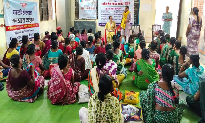CG : बाल विवाह मुक्त छत्तीसगढ़ अभियान के तहत महिलाओं को किया गया जागरूक