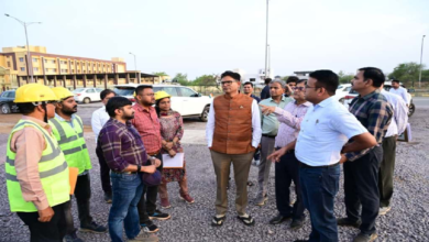 CG : मंत्री चौधरी ने नवा रायपुर में विकास कार्यों का किया निरीक्षण