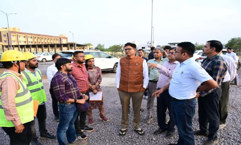 CG : मंत्री चौधरी ने नवा रायपुर में विकास कार्यों का किया निरीक्षण