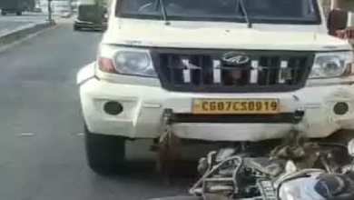 CG : हार्डवेयर व्यापारी की मौत, पिकअप ने कुचला