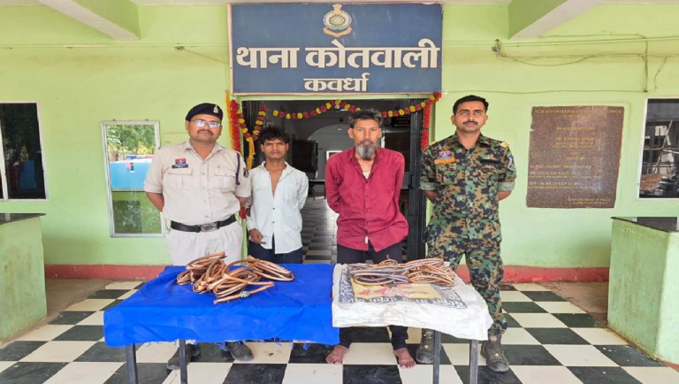 CG : एसी पाइप चोरी का खुलासा, दो आरोपी गिरफ्तार…