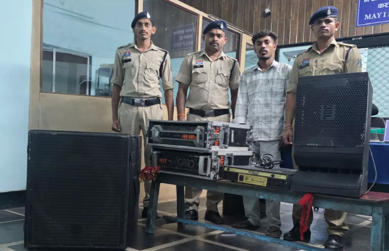CG : रात में तेज आवाज में साउंड बजाने वाले संचालक का DJ जब्त…
