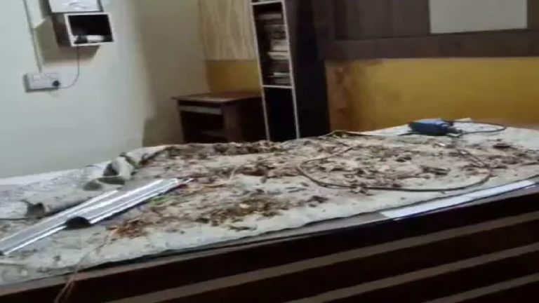 CG : SDM नहीं थे तो बच गए बाल-बाल, ऑफिस का फॉल सीलिंग गिरा …