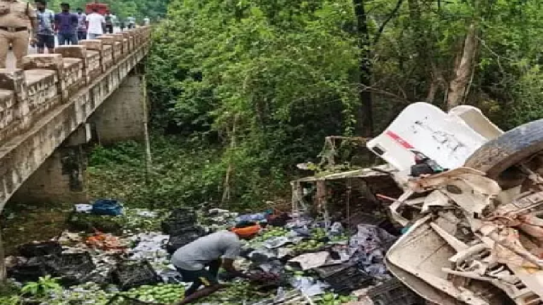 CG : आम परिवहन गाड़ी पुलिया से गिरी, ड्राइवर की मौत …
