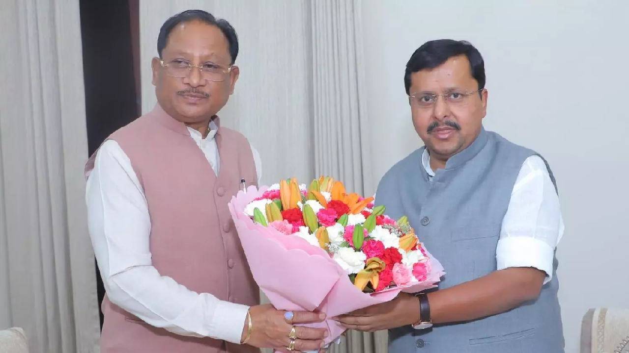 CG : नितिन नवीन से मिले CM साय …